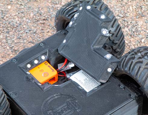 Pika Mini Form Factor Crawl Space Inspection Robot Crawler made by UplinkRobotics LLC In Laramie